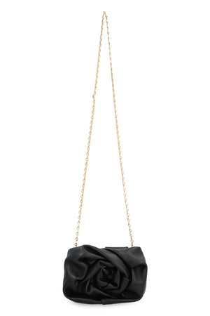 Rose leather clutch-1